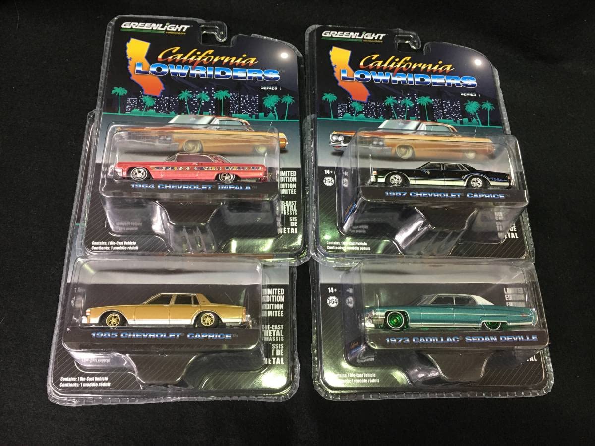 GREENLiGHT　グリーンライト　カルフォルニア　ローライダーズ　4点未開封 GREENLiGHT グリーンライト カルフォルニア ローライダーズ 4点未開封